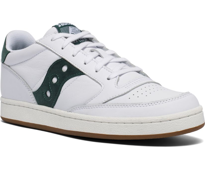 Saucony Jazz Court Women's Originals White / Green | Canada 048CTVE